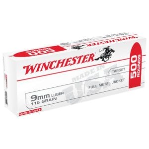 Winchester USA Handgun Ammo Bulk Pack - 9mm - 115 Grain