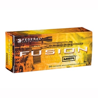 Federal Fusion Msr Ammo 300 Aac Blackout 150gr Soft Point - 300 Aac Blackout 150gr Sp 200/Case