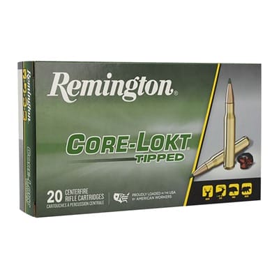 Remington Core-Lokt Ammo 308 Winchester 150gr Pointed Sp - 308 Winchester 150gr Core-Lokt Tipped 20/Box