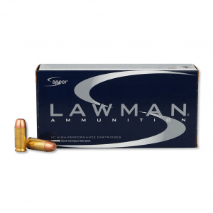 CCI Speer Lawman .40 S&W 180Gr TMJ 50rd Ammo (53652)