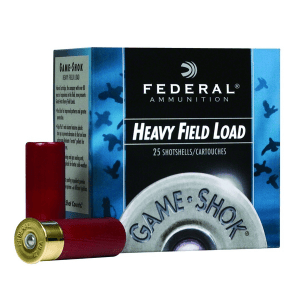 FEDERAL Game-Shok 12 Gauge 2.75in #4 Lead Ammo, 25 Round Box (H1234)