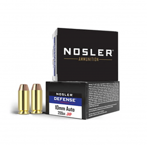 Nosler Ammo Defense Handgun-10mm 200gr B JHP (20ct)