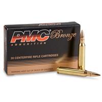 PMC Bronze, .223 Remington, FMJBT, 55 Grain, 20 Rounds