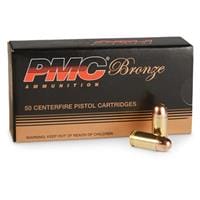 PMC Bronze, .380 ACP, FMJ, 90 Grain, 50 Rounds