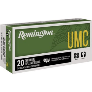 Remington UMC Rifle Ammunition .300 AAC Blackout 150gr FMJ 1905 fps 20/ct
