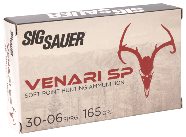 Sig Sauer Venari SP 30-06 Springfield 165 Grain Soft-Point Hunting Ammo