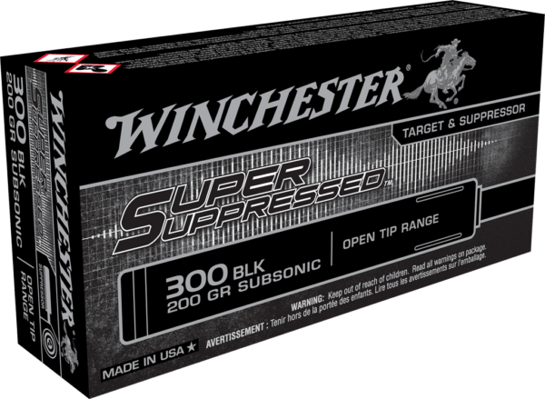 Winchester Super Suppressed Centerfire Rifle Ammo - .300 AAC Blackout