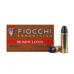 FIOCCHI 32 S&W Long 97 Grain LFP Ammo, 50 Round Box (32SWLL)