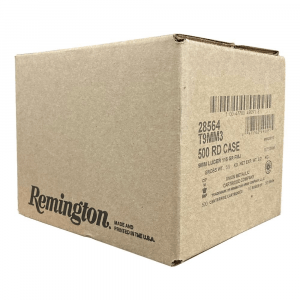 Remington Range Handgun Ammunition 9mm Luger 115gr FMJ 1145 fps 500/ct Case