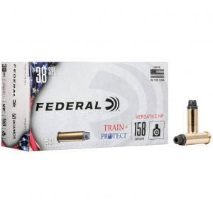 FEDERAL 38 Special Train + Protect 158Gr VHP Ammo (TP38VHP1)