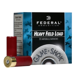 FEDERAL Game-Shok 12 Gauge 2.75in #6 Lead Ammo, 25 Round Box (H1266)