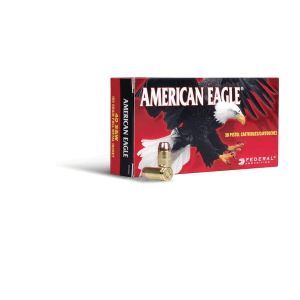 FEDERAL American Eagle 9mm 147 Grain TMJ Ammo, 50 Round Box (AE9N2)