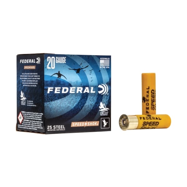 Federal Premium Speed-Shok Shotgun Shells - 20 Gauge - #2 - 3" - 25 Rounds
