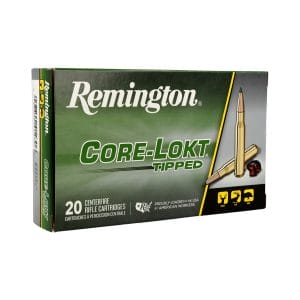 Remington Core-Lokt Tipped Centerfire Rifle Ammo - .270 Winchester - 130 Grain - 20 Rounds
