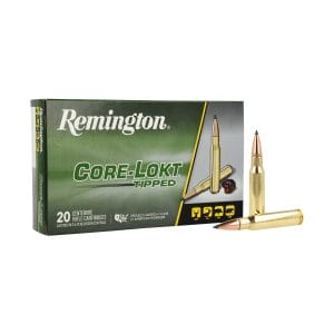 Remington Core-Lokt Tipped Centerfire Rifle Ammo - .308 Winchester - 150 Grain - 20 Rounds