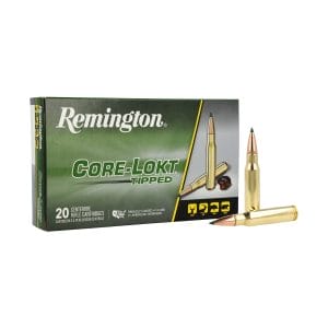 Remington Core-Lokt Tipped Centerfire Rifle Ammo - .308 Winchester - 165 Grain - 20 Rounds