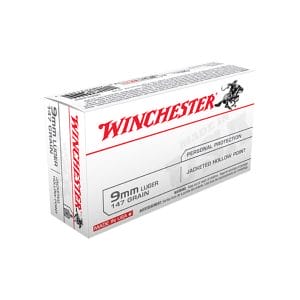 Winchester USA 9mm 147 Grain Handgun Ammo