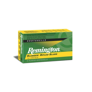 REMINGTON Slugger 12 Gauge 3in Rifled Slug Ammo, 5 Round Box (SP12MRS)