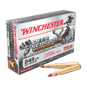WINCHESTER AMMO Deer Season XP Copper 243 Winchester 85Gr Ammo (X243DSLF)