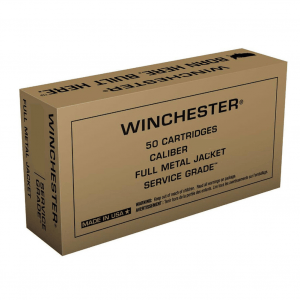 WINCHESTER Service Grade .40 S&W 165Gr FMJ 50rd Box Ammo (SG40W)