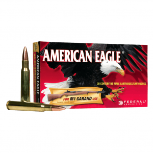 FEDERAL American Eagle 30-06 Sprg. 150 Grain FMJ Ammo, 20 Round Box (AE3006M1)