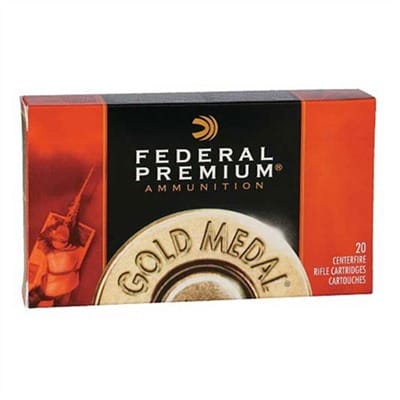 Federal Gold Medal Match Ammo 308 Winchester 168gr Hpbt - 308 Winchester 168gr Matchking Hpbt 20/Box