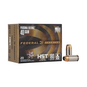 Federal Premium Personal Defense .40 S&W 180 Grain HST Handgun Ammo
