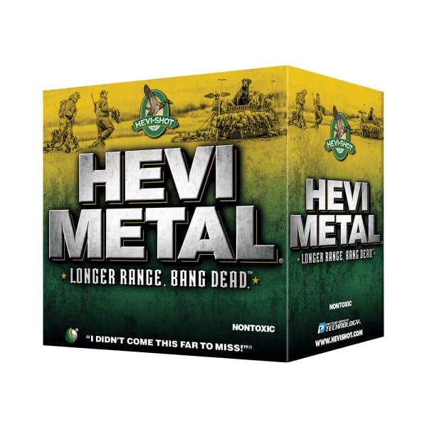 Hevi-Shot HEVI-Metal Longer Range Shotgun Shells - 12 Gauge - BB - 3.5" - 250 Rounds