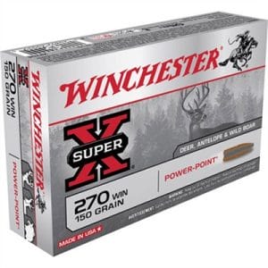 Winchester Super-X Ammo 270 Winchester 150gr Power-Point - 270 Winchester 150gr Power-Point 20/Box