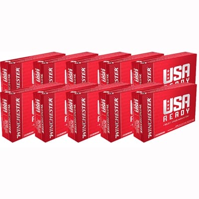 Winchester Usa Ready 300 Blackout Ammo - 300 Aac Blackout 125gr Open Tip 200/Case