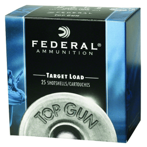 FEDERAL Top Gun Target 12 Gauge 2.75in #7.5 Lead Ammo, 25 Round Box (TGL1275)
