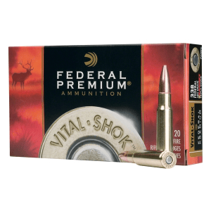 FEDERAL Vital-Shok 30-06 Sprg. 165 Grain Trophy Bonded Tip Ammo, 20 Round Box (P3006TT2)