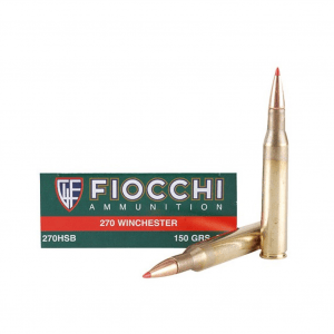 FIOCCHI 270 Win. 150 Grain SST Ammo, 20 Round Box (270HSB)