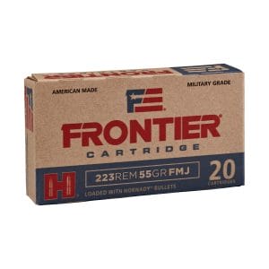 Frontier .223 Rem 55 Grain Centerfire Rifle Ammo - 20 Rounds