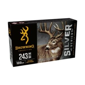 Browning Silver Series .243 Win 100 Grain Plated Soft Point Centerfire Rifle Ammo