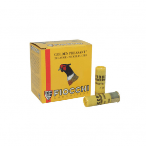 FIOCCHI Golden Pheasant 20 Gauge 2.75in #6 Ammo, 25 Round Box (20GP6)