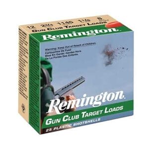 Remington Gun Club Target Ammo 20 Gauge 2-3/4" 7/8 Oz #7.5 Shot - 20 Gauge 2-3/4" 7/8oz #7-1/2 250 Case