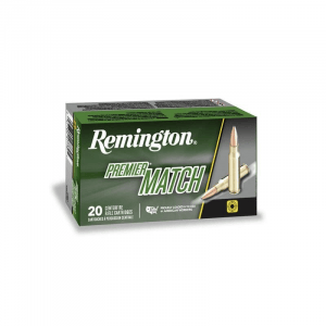 Remington Premier Match Rifle Ammunition .223 Rem 52gr OTM 3200 fps 20/ct