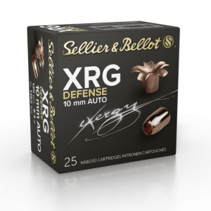Sellier & Bellot XRG Defense Handgun Ammuntion 10mm Auto 130gr HP 1362 fps 25/ct