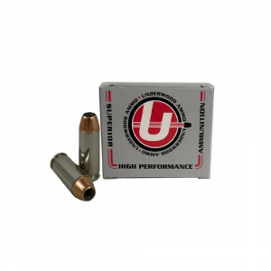 Underwood Ammo Sporting Jacket Handgun Ammunition 10mm Auto 180gr JHP 1250 fps 20/ct