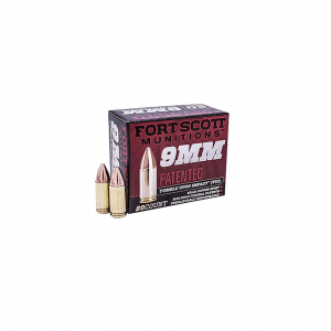 FORT SCOTT MUNITIONS 9mm TUI 80Gr SCS 20rd Box Ammo (9MM-080-SCV)