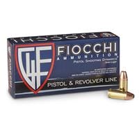 Fiocchi Pistol Shooting Dynamics, 9mm, JHP, 124 Grain, 50 Rounds