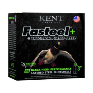 Kent Fasteel+ Precision Plated Steel Shot Shells - 12 Gauge - 2X4