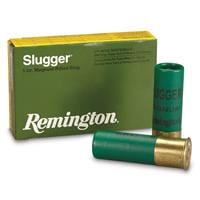 Remington Slugger, 12 Gauge, 3" Shell, 1 oz. Rifled Slug, 5 Rounds