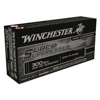 Winchester Super Suppressed, .300 AAC Blackout, FMJOT, 200 Grain, 20 Rounds