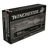 Winchester Super Suppressed, .308 Winchester, FMJOT, 168 Grain, 20 Rounds