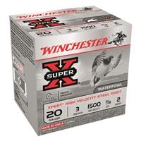 Winchester Super-X Xpert High-Velocity Steel Waterfowl, 20 Gauge, 3", 7/8 oz., 250 Rounds