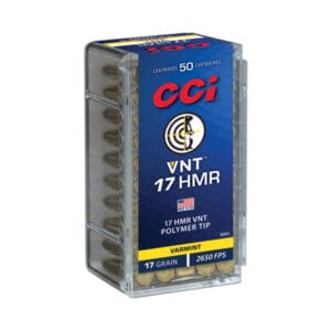 CCI Varmint VNT .17 HMR 17 Grain Rimfire Ammo
