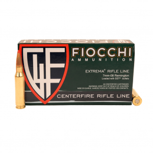 FIOCCHI 7mm-08 Rem. 139 Grain SST Ammo, 20 Round Box (7MM08HSA)