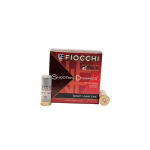 FIOCCHI Shooting Dynamics 12 Gauge 2.75in #8 Ammo, 25 Round Box (12SD1H8)